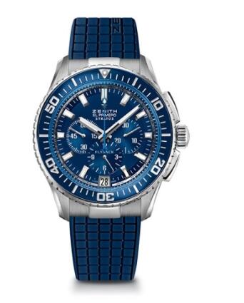 Replica Zenith Watch El Primero Stratos Flyback Blue 03.2067.405/51.R514